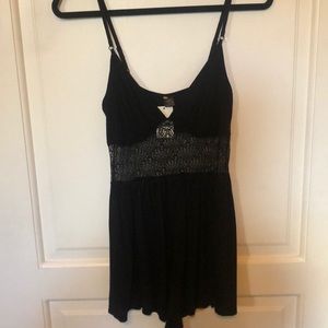 Only hearts Venice romper black